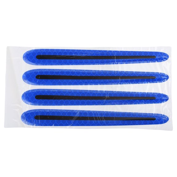 Unique Bargains Handle Protective Film 4 Pcs Blue Door Handle Protector Wrap with Adhesive