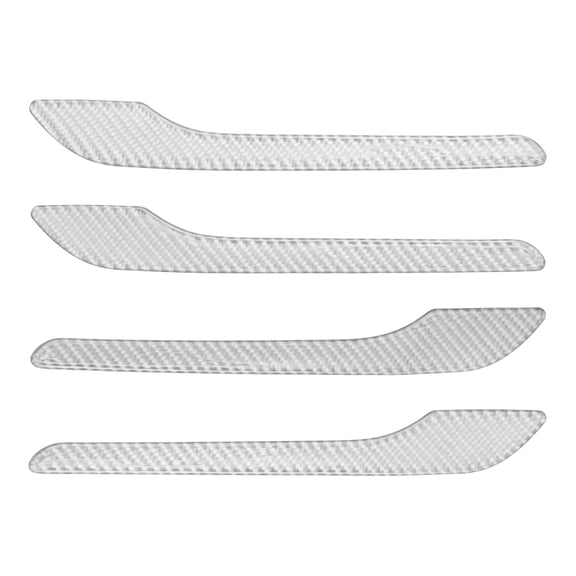 Unique Bargains Handle Protective Film 4 Pcs for Tesla Model 3 Highland 2020-2025 for Tesla Model Y Juniper 2020-2025 Silver Tone Door Handle Protector Wrap with Adhesive
