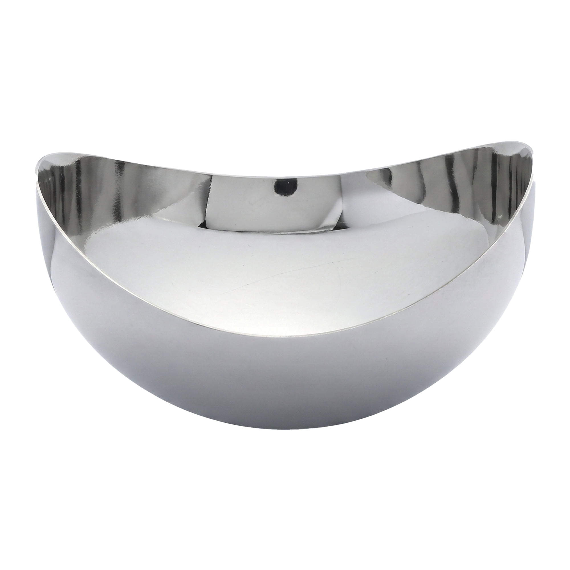 Unique Bargains Handmade Irregular Bowl Jewelry Dish Refined Silver 3.9" x 3.9" x 1.6"