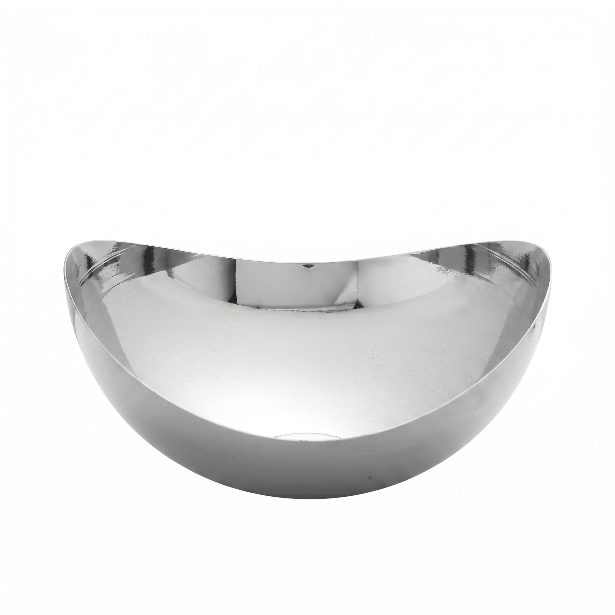Unique Bargains Handmade Irregular Bowl Jewelry Dish Solid Silver 6.3" x 6.3" x 2.4"