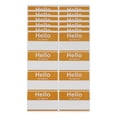 thumbnail image 1 of Unique Bargains Handwritten Name Gift Stickers 3.5"x2.25" 6 Pcs Yellow, 1 of 5