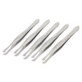 thumbnail image 1 of Unique Bargains Handy Eyebrow Tweezers Hair Trimmer Shaper Slant Tip w Protector Case 5 Pcs, 1 of 5