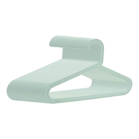 Unique Bargains Hangers Plastic Durable Space Saving Clothes Hangers 30 Packs Green