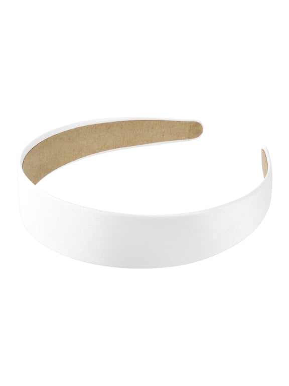 Non-Slip Headband for Women 1inch Wide White