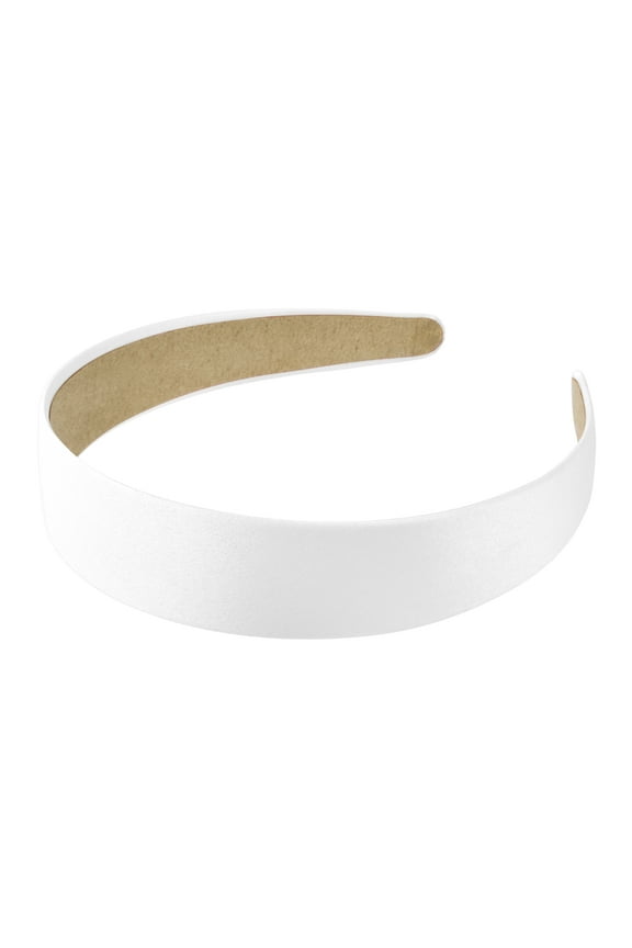Non-Slip Headband for Women 1inch Wide White