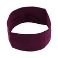 thumbnail image 1 of Unique Bargains Headbands Cotton Sweatbands Stretchy Moisture Wicking Headband for Sports Wine Red 1 PCS, 1 of 6