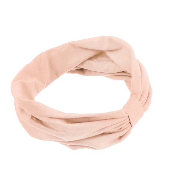Unique Bargains Headbands Cotton Sweatbands Stretchy Moisture Wicking Headband for Sports for Women Pink 1 PCS
