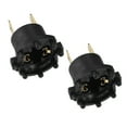 thumbnail image 1 of Unique Bargains Headlight Headlamp Bulb Socket Adapter B28V-51-0A3 B28V-51-0A3A for Mazda 3 2004-2009 Black (Set of 2), 1 of 6