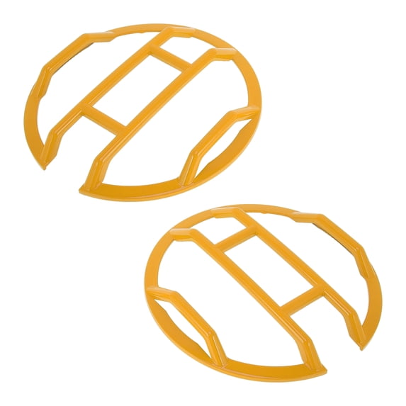 Unique Bargains Headlight Trim Bezel Headlamp Bezel Headlight Cover Decor for Ford Bronco 2021-2024 Yellow ABS 1 Pair Front Left,Front Right Car