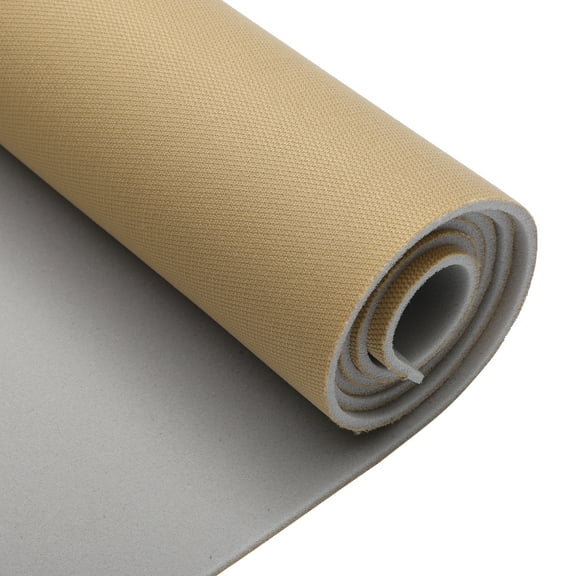 Unique Bargains Headliner Fabric 70" L x 48" W for Car Truck RV SUV Automotive Interior Trim DIY Roof Repair Replacement Foam Backing Breathable Mesh Fabric Brown