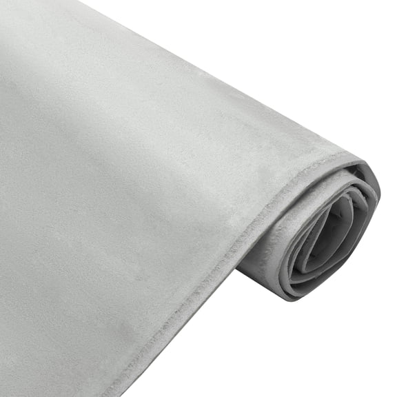 Unique Bargains Headliner Fabric 80" L x 57" W for Car Truck RV SUV Boat Automotive Interior Trim DIY Roof Repair Replacement Foam Backing Suede Fabric Light Gray
