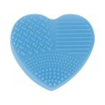 thumbnail image 1 of Unique Bargains Heart Shape Makeup Brush Cleaner Blue, 1 of 6