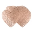 thumbnail image 1 of Unique Bargains Heart Shape Placemats Set of 6 for Home Decor Rose Gold, 1 of 6