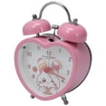 thumbnail image 1 of Unique Bargains Heart-Shaped Alarm Clock Pink 3.3"L x 2.2"W x 5.1"H, 1 of 5