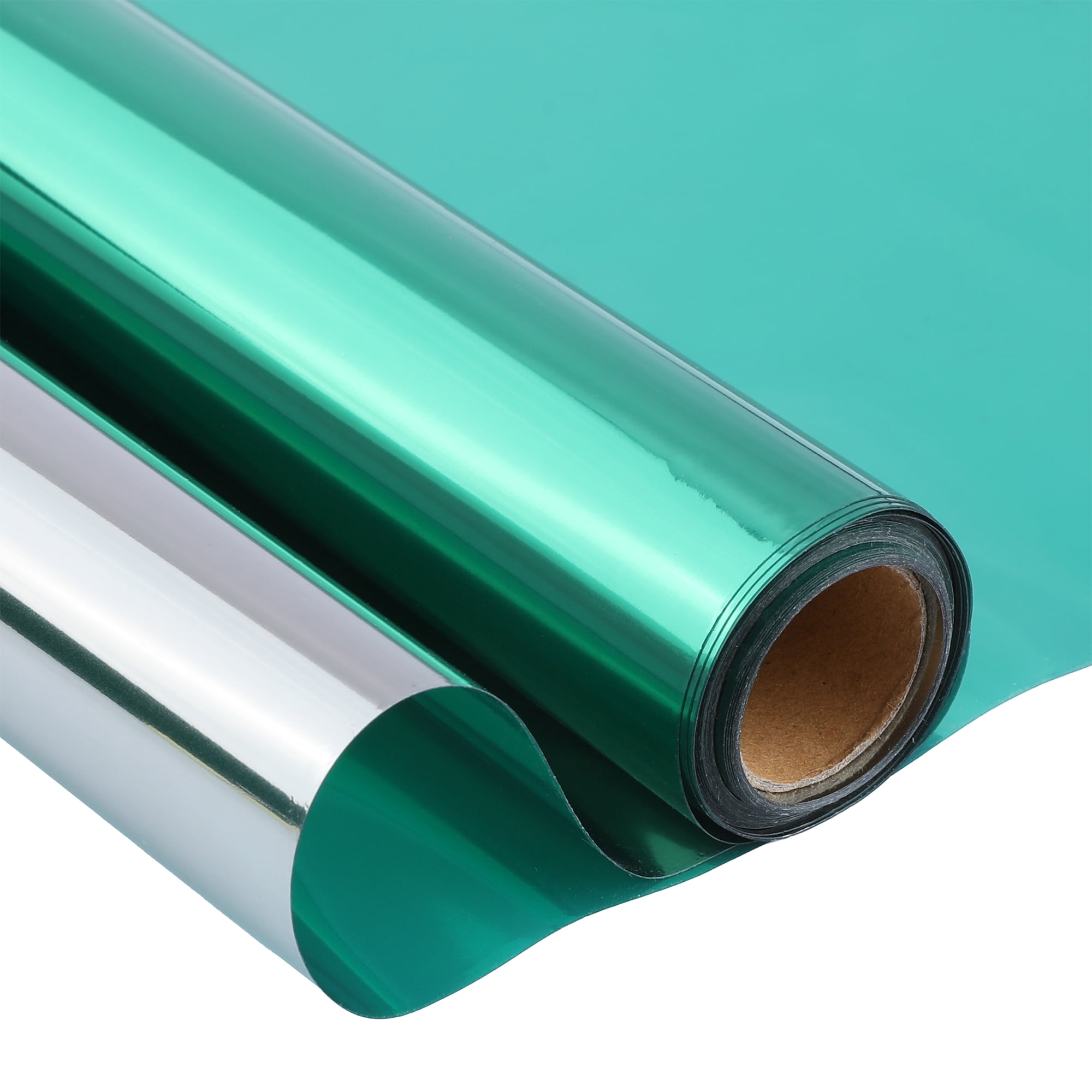 Unique Bargains Heat Control Static Cling Privacy Window Film Green 39.4" x 23.6"