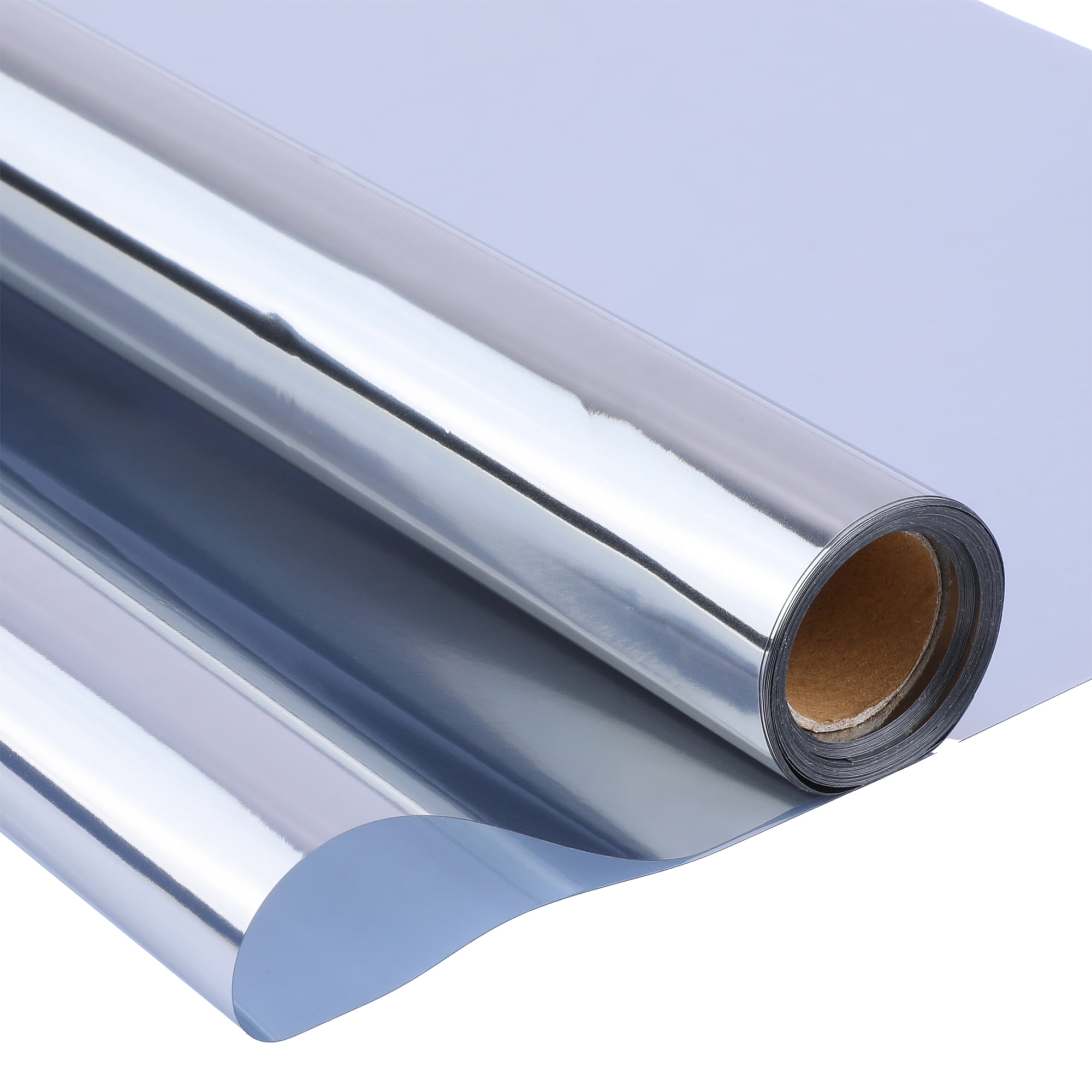 Unique Bargains Heat Control Static Cling Privacy Window Film Silver 39.4" x 23.6"