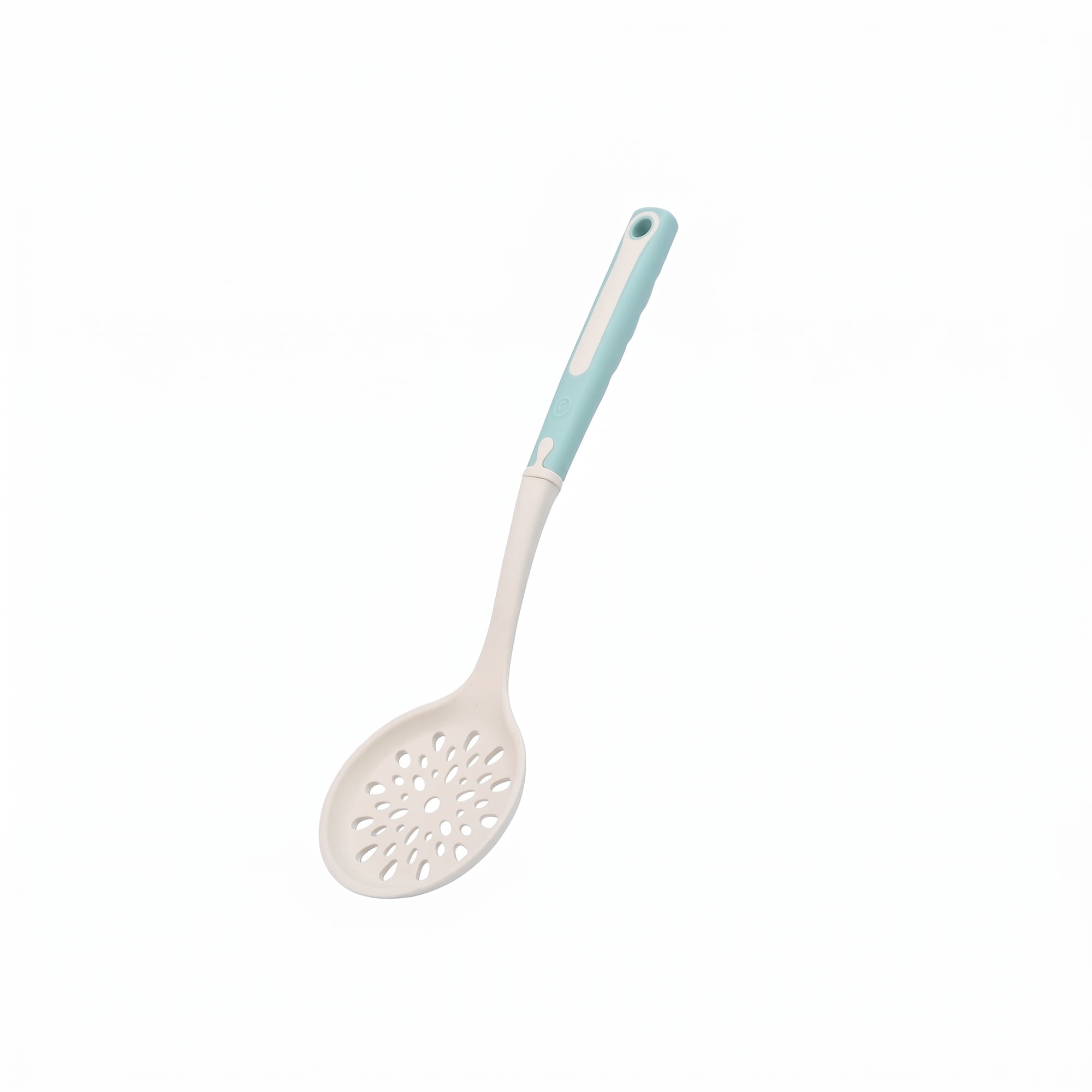 Unique Bargains Heat Resistant Cooking Silicone Slotted Spoon for Cookware B 14"x4.1"