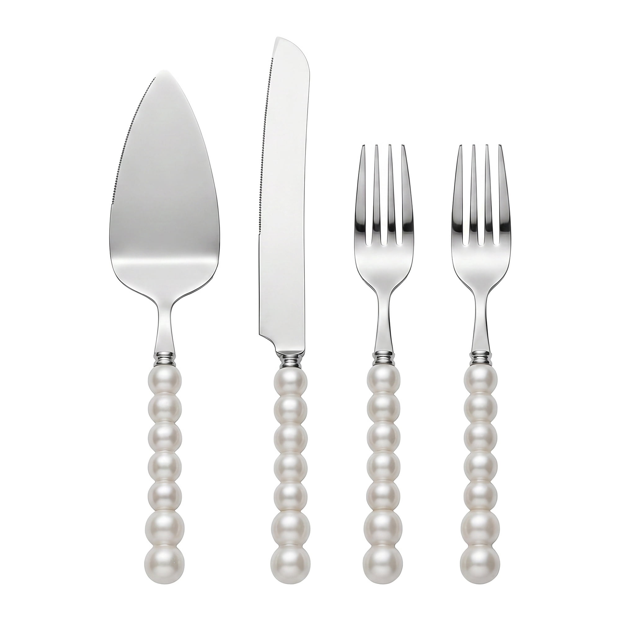 Unique Bargains Heat-Resistant Cooking Utensils Home Spatula Set Silver 4Pcs