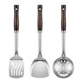 thumbnail image 1 of Unique Bargains Heat Resistant Cooking Utensils Kitchen Spatula Set Skimmer 3Pcs, 1 of 5
