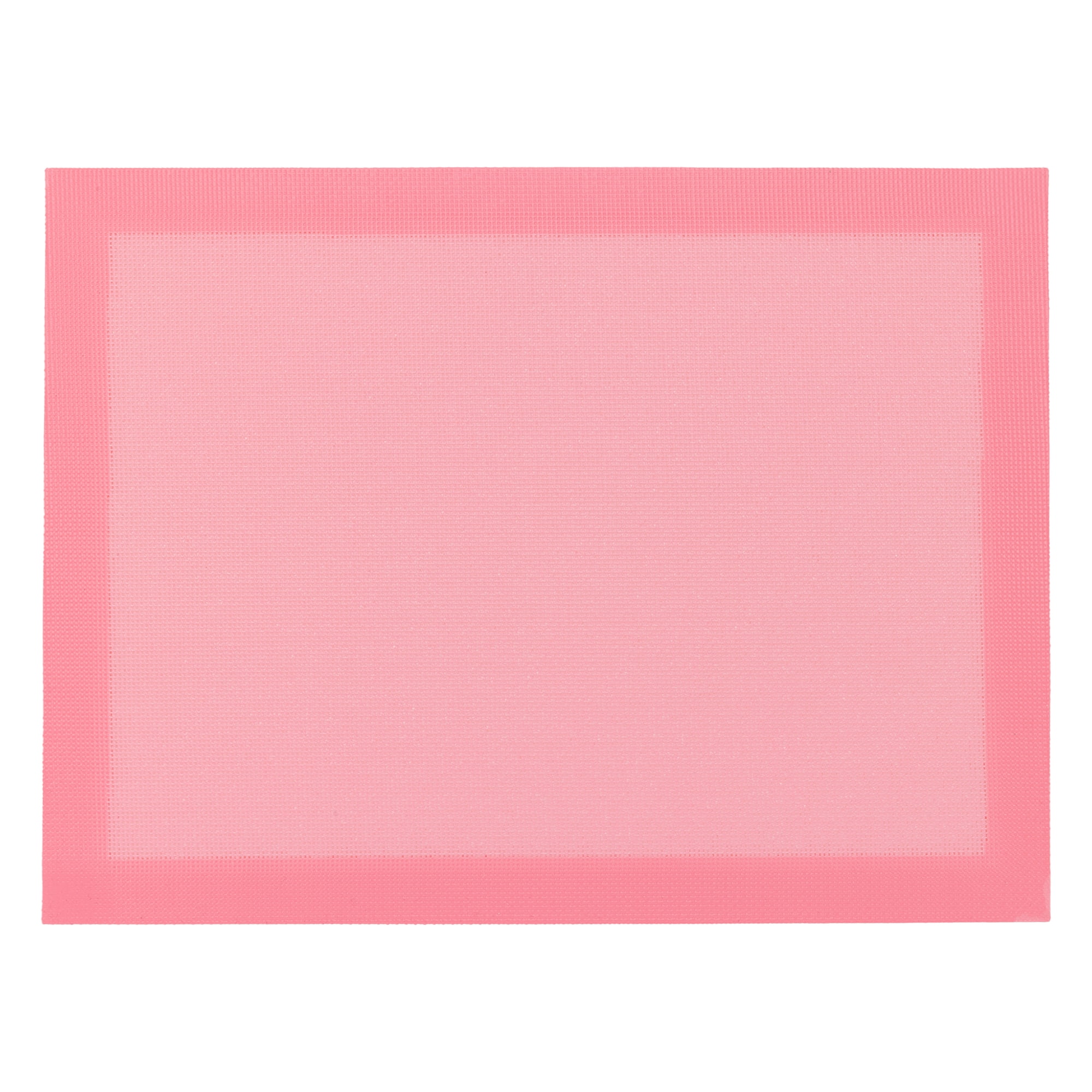 Unique Bargains Heat Resistant Dough Rolling Baking Sheet Pastry Mat Pink A 15.7"x11.8"