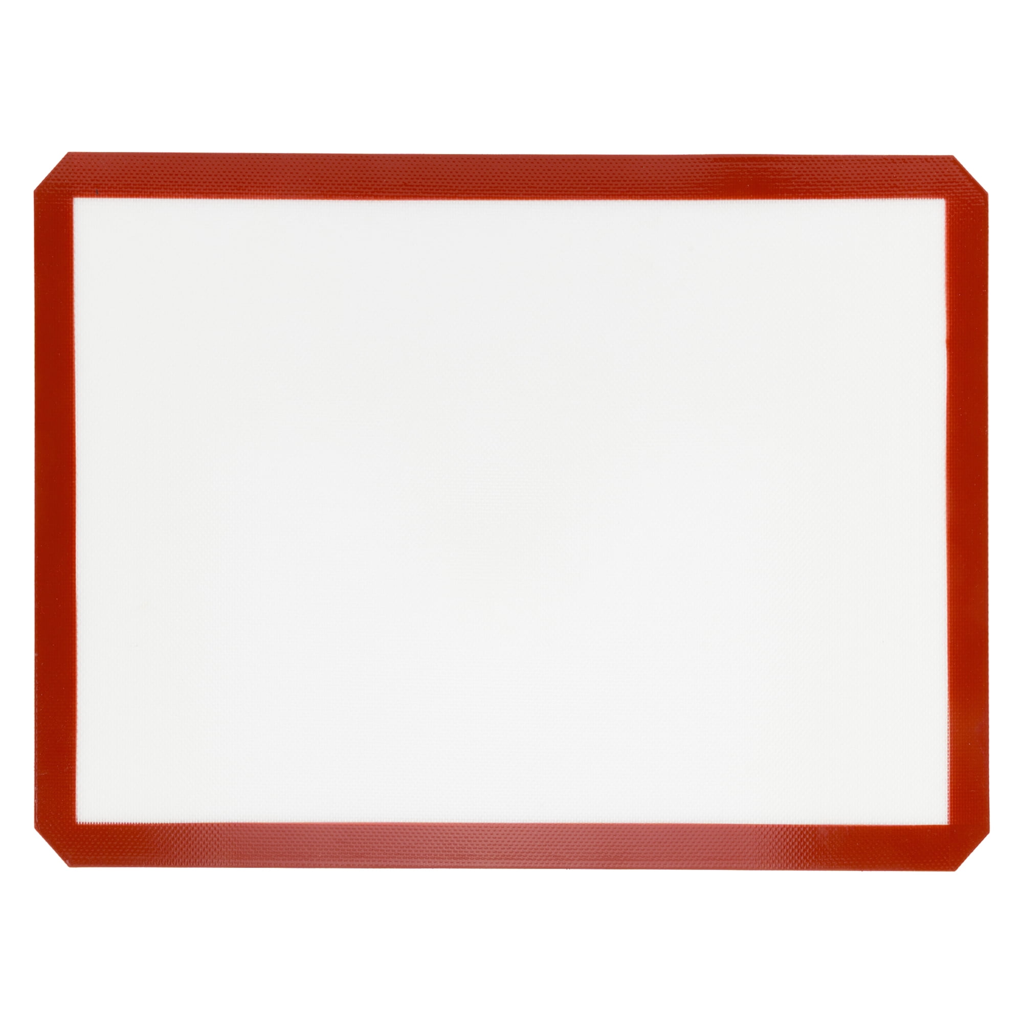 Unique Bargains Heat Resistant Dough Rolling Baking Sheet Pastry Mat Red-White 15.7"x11.8"