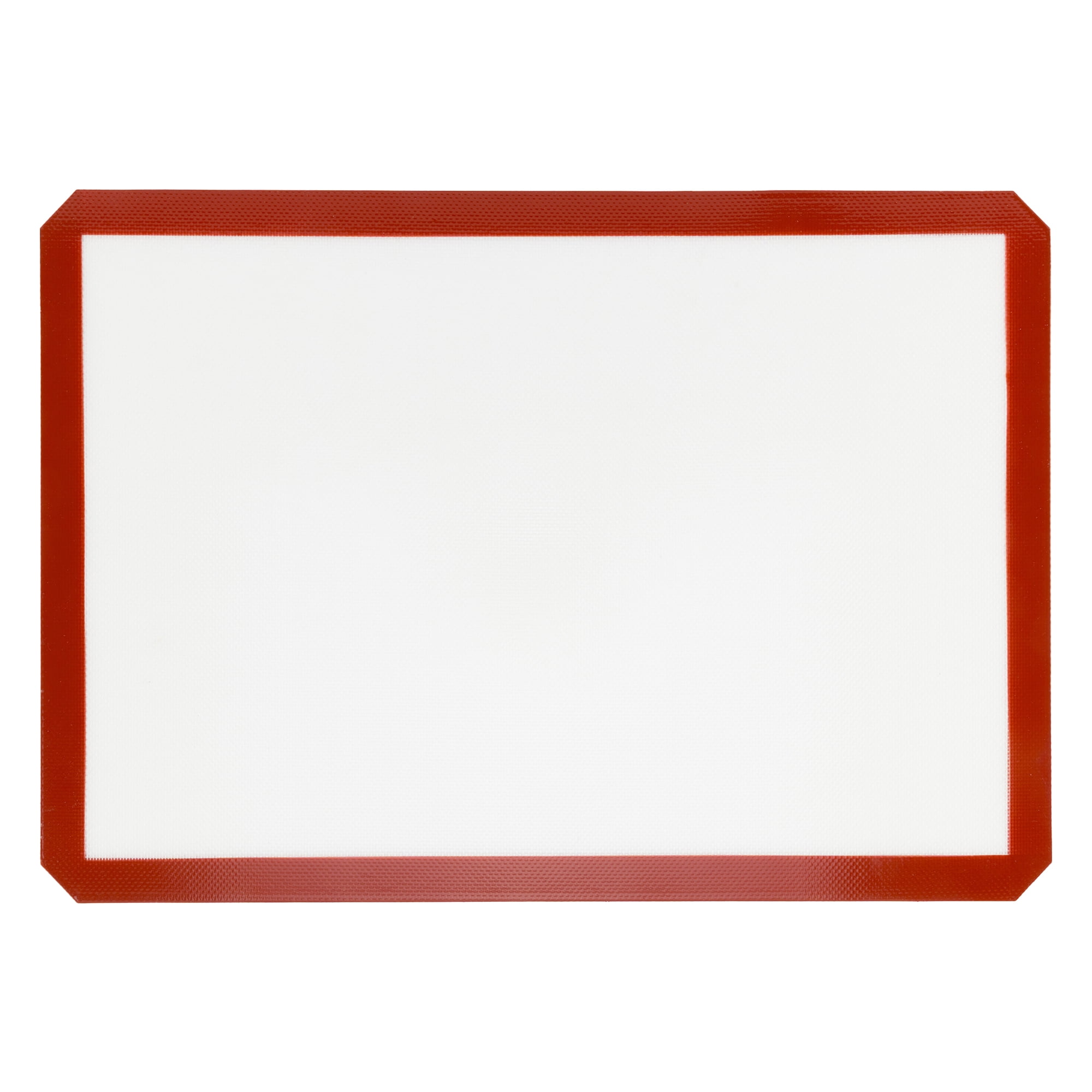 Unique Bargains Heat Resistant Dough Rolling Baking Sheet Pastry Mat Red-White 16.5"x11.6"