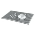 thumbnail image 1 of Unique Bargains Heat Resistant Silicone Mat for Kitchen Counter Gray, 1 of 6