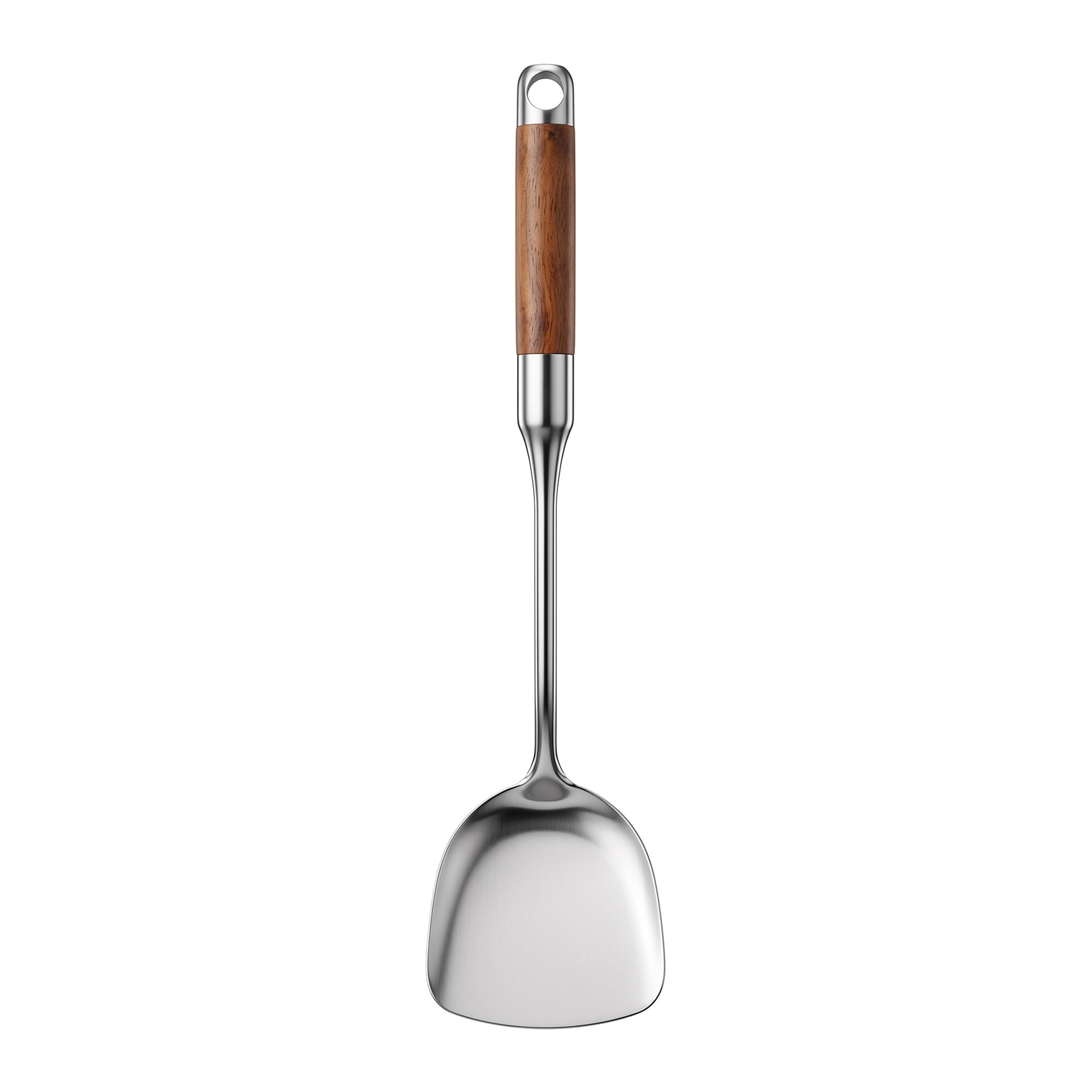 Unique Bargains Heat-Resistant Spatula  Ideal for Frying Silver 15x3.8 inch