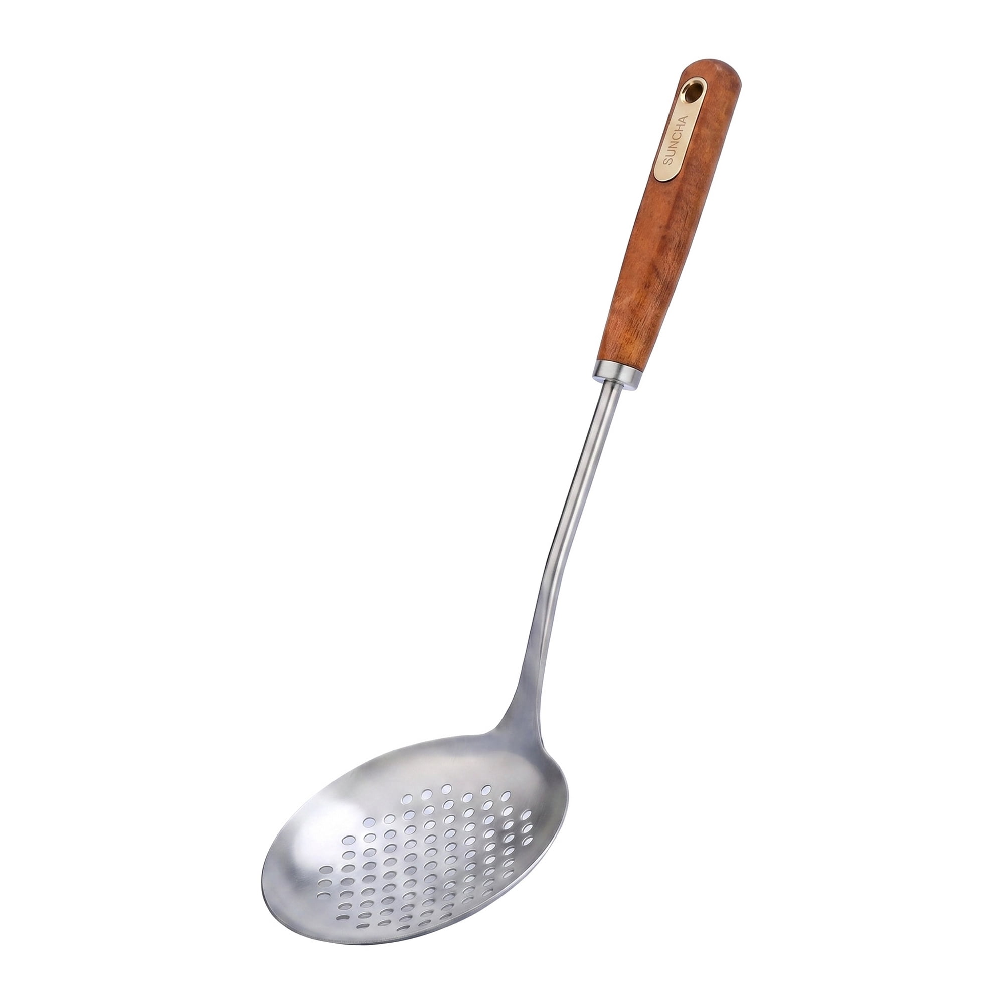 Unique Bargains Heat Resistant Stainless Steel Non Stick Cookware Slotted spoon 15.9"x4.6"