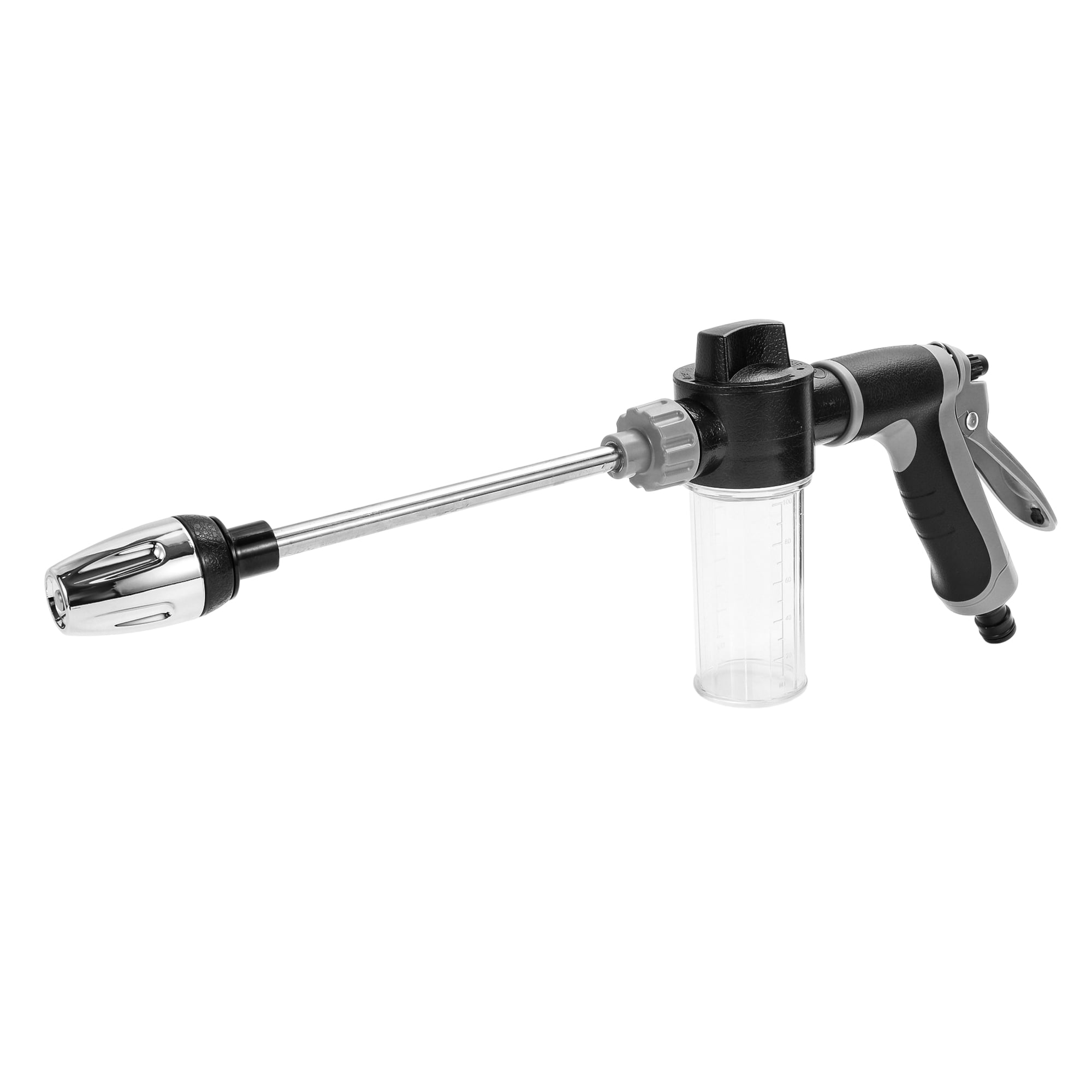 Unique Bargains Heavy Duty Water Hose Nozzle High Pressure Car Garden Hose Nozzle Adjustable Hand Sprayer for Gardening Vehicle Outdoor Washer Pet Showering