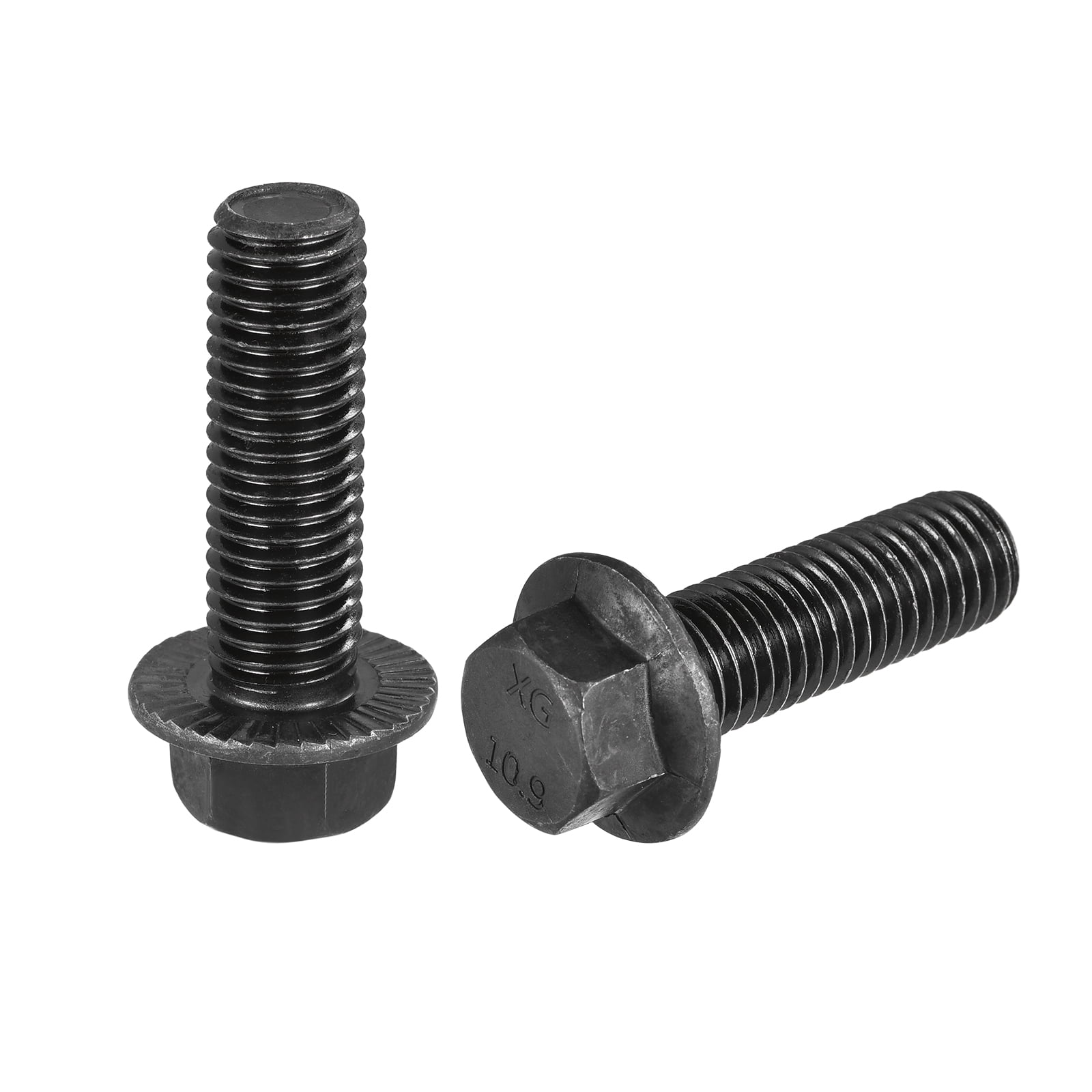 Unique Bargains Hex Serrated Flange Bolts with High Strength and Durability M14-2x45mm