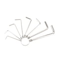 thumbnail image 1 of Unique Bargains Hex Set, 8 in 1 L Shape Combination Wrench w Ring for Repair Tool (Silver Tone), 1 of 4