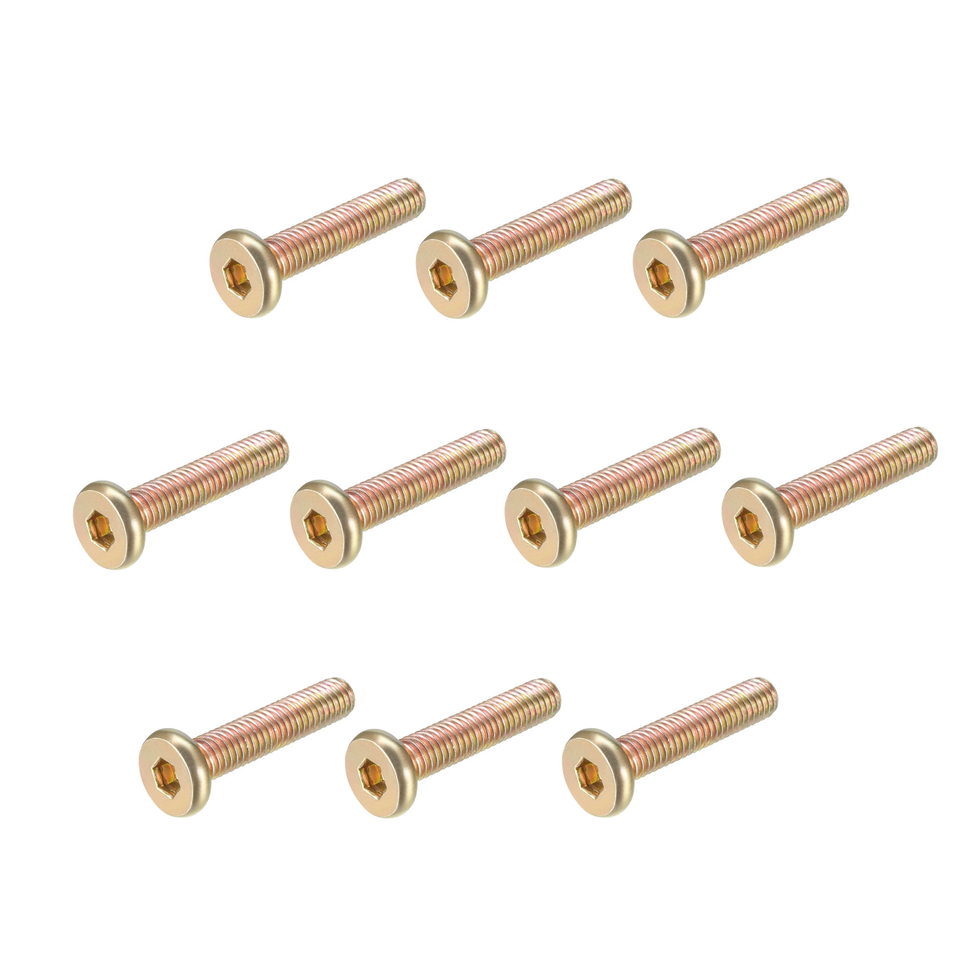 Socket Machine Screw Unique Bargains Hex Socket Machine Screws Carbon Steel Furniture Screw ...