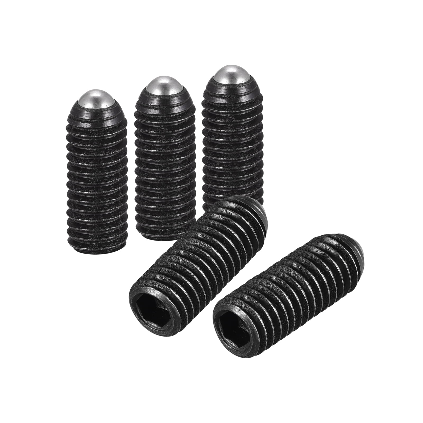 Unique Bargains High Carbon Steel Metric Spring Hex Socket Ball Point Set Screw  M8 x 20mm