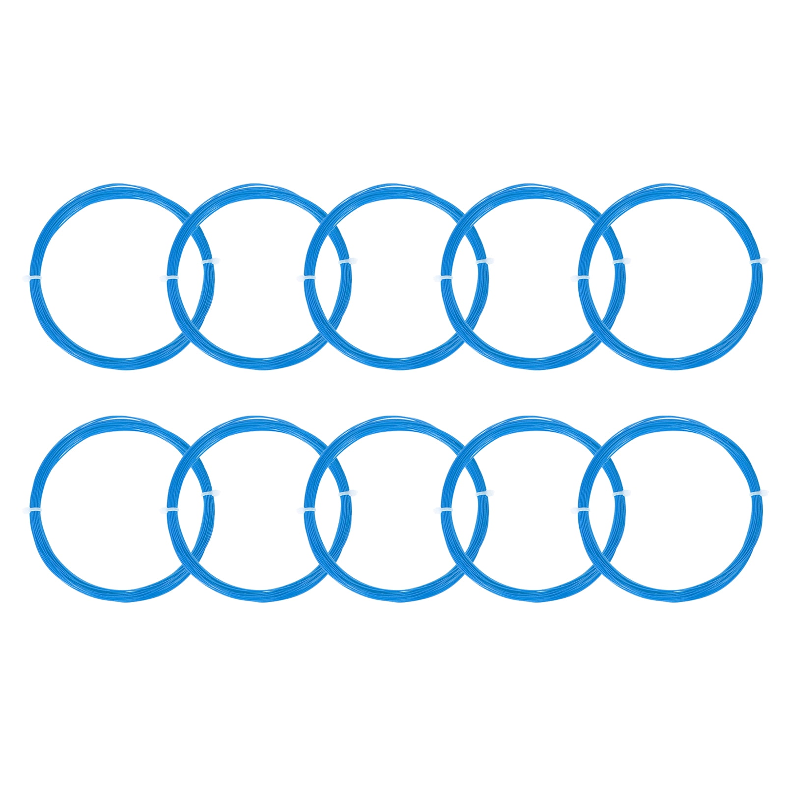 Unique Bargains High Elastic Nylon Badminton Racket Racquet String for Badminton Training Blue