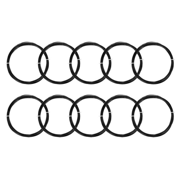 Unique Bargains High Elastic Nylon Badminton Racket Racquet String for Badminton Training Black