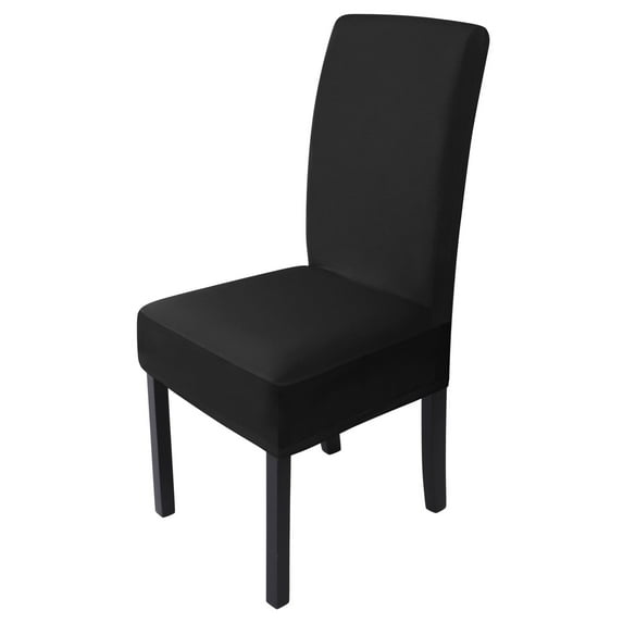 Unique Bargains High Elasticity Dining Chair Slipcover Black L