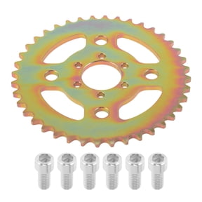 Unique Bargains High Speed Rear Chain 40/41/420 Sprocket 40t Tooth 6 Hole Sprocket for Coleman Powersports CT100U CC100X Mini Bike