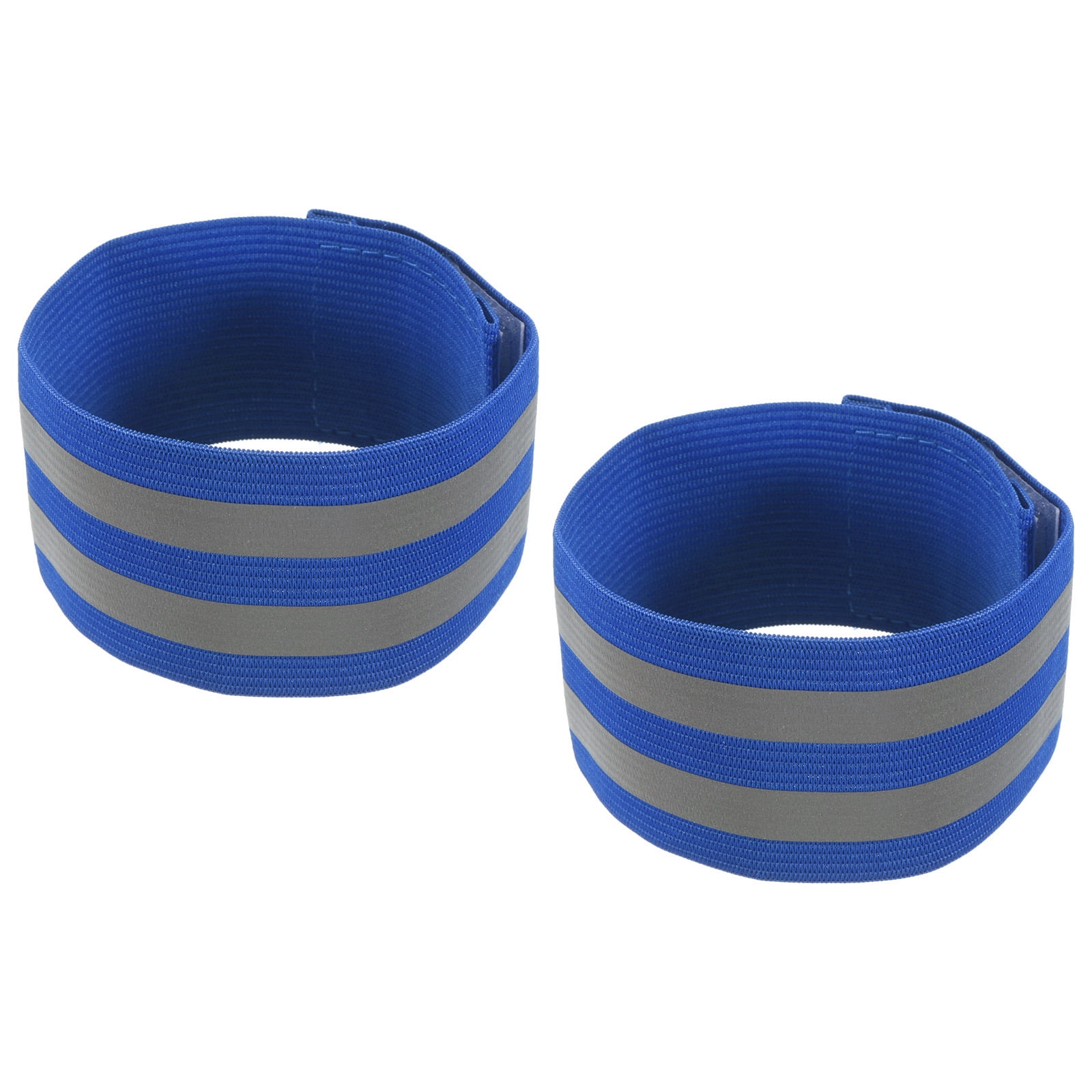 Unique Bargains High Visibility Reflective Bands for Arm Wrist Ankle Leg Blue 12x2 Inch
