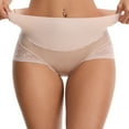 thumbnail image 1 of Unique Bargains High Waisted Lace Trimmed Underwear M Pink, 1 of 6