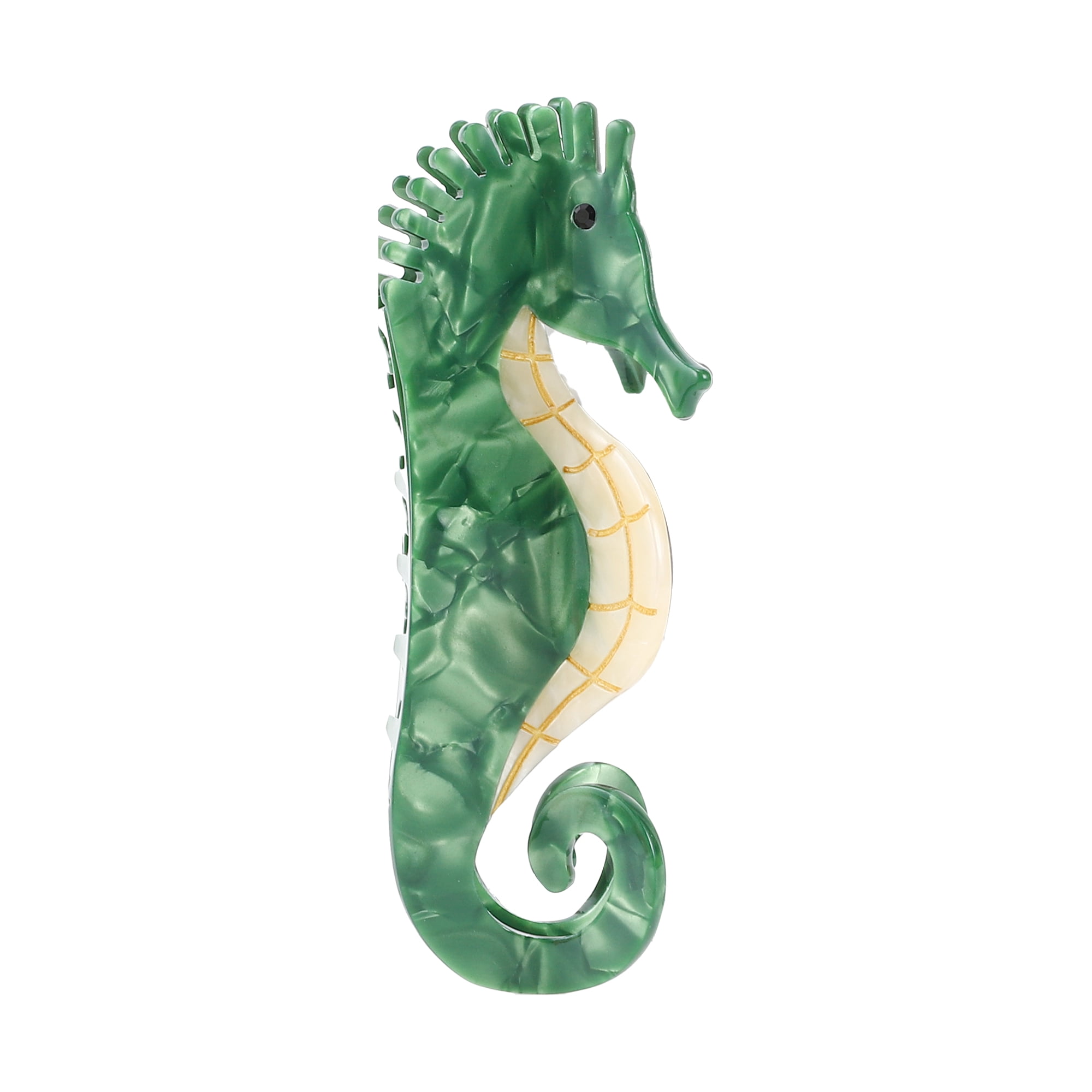 Unique Bargains Hippocampus Claw Clip, Acetate Hair Clips, Funny Claw Clips for Women