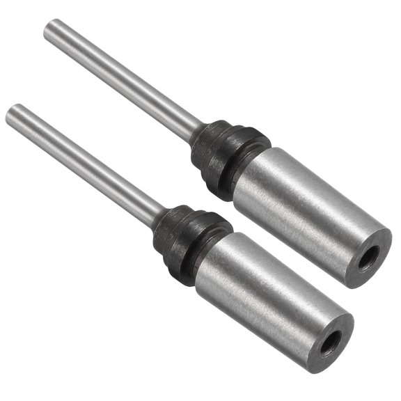 Unique Bargains Hollow Paper Drill Bit 3mmx70mm for Taper Shank Punching Machine 2pcs 4mm