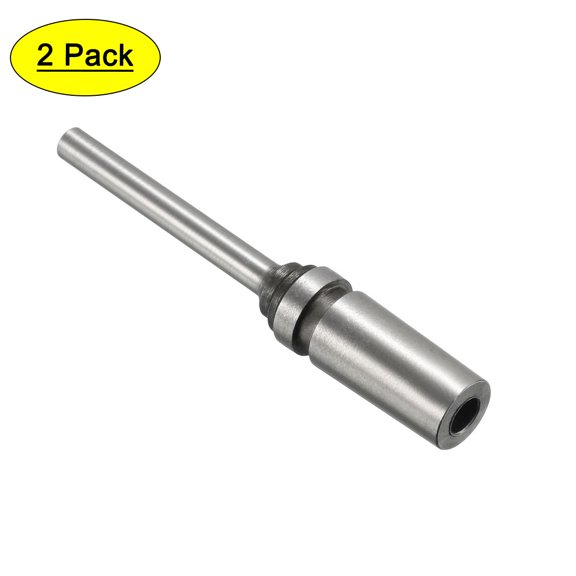 Unique Bargains Hollow Paper Drill Bit 3mmx70mm for Taper Shank Punching Machine 2pcs 5mm