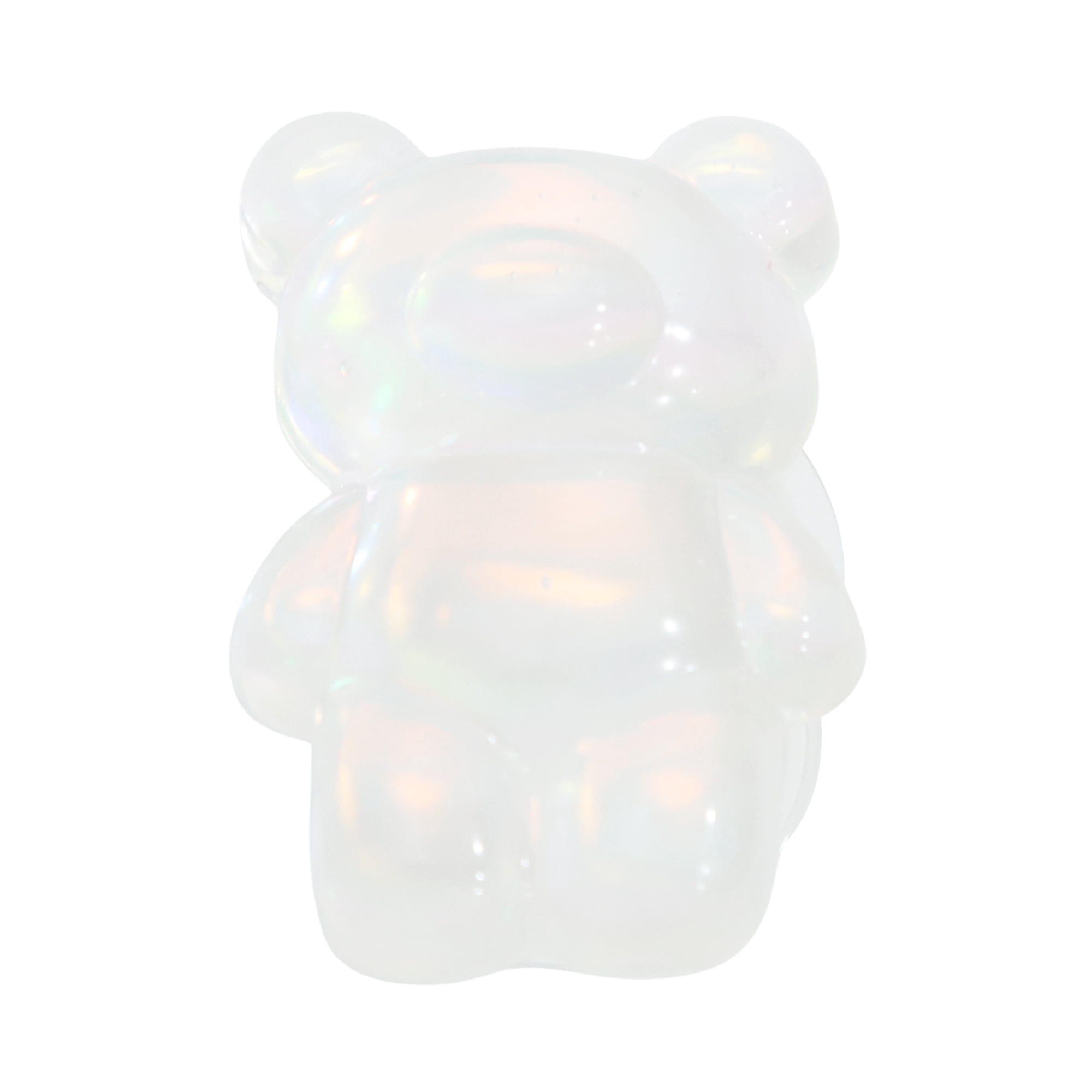 Unique Bargains Holographic Bear Phone Grip 1Pc Blue Multicolor