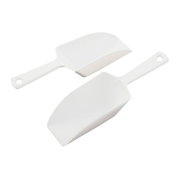 Home Bar Bakery Kitchen Plastic Flour Food Sugar Spice Ice Shovel Scoop 2pcs