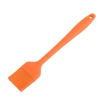 Unique Bargains Home Kitchenware Silicone Cooking Tool Baster Turkey Barbecue Pastry Brush Orange