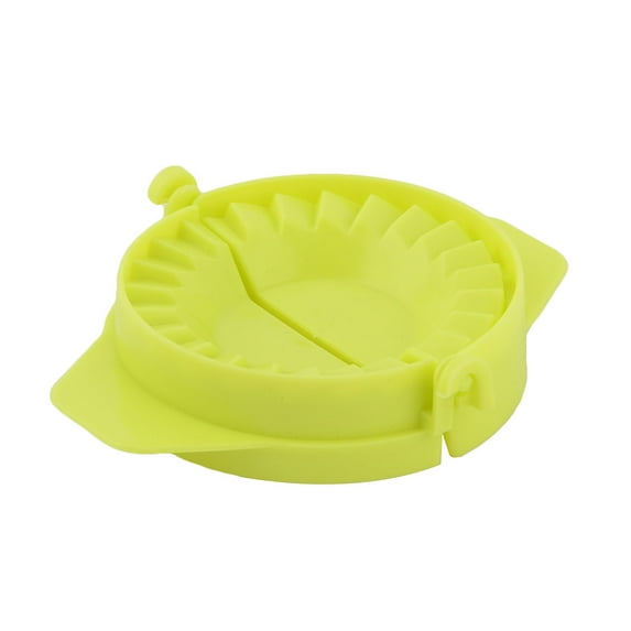 Unique Bargains Home Plastic Chinese Dumpling Wonton Dough Press Pastry Maker Mould Mold Green