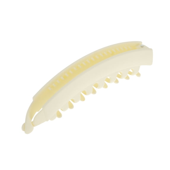 Unique Bargains Home Use Daily Styling Fashion Banana Hair Clips Beige
