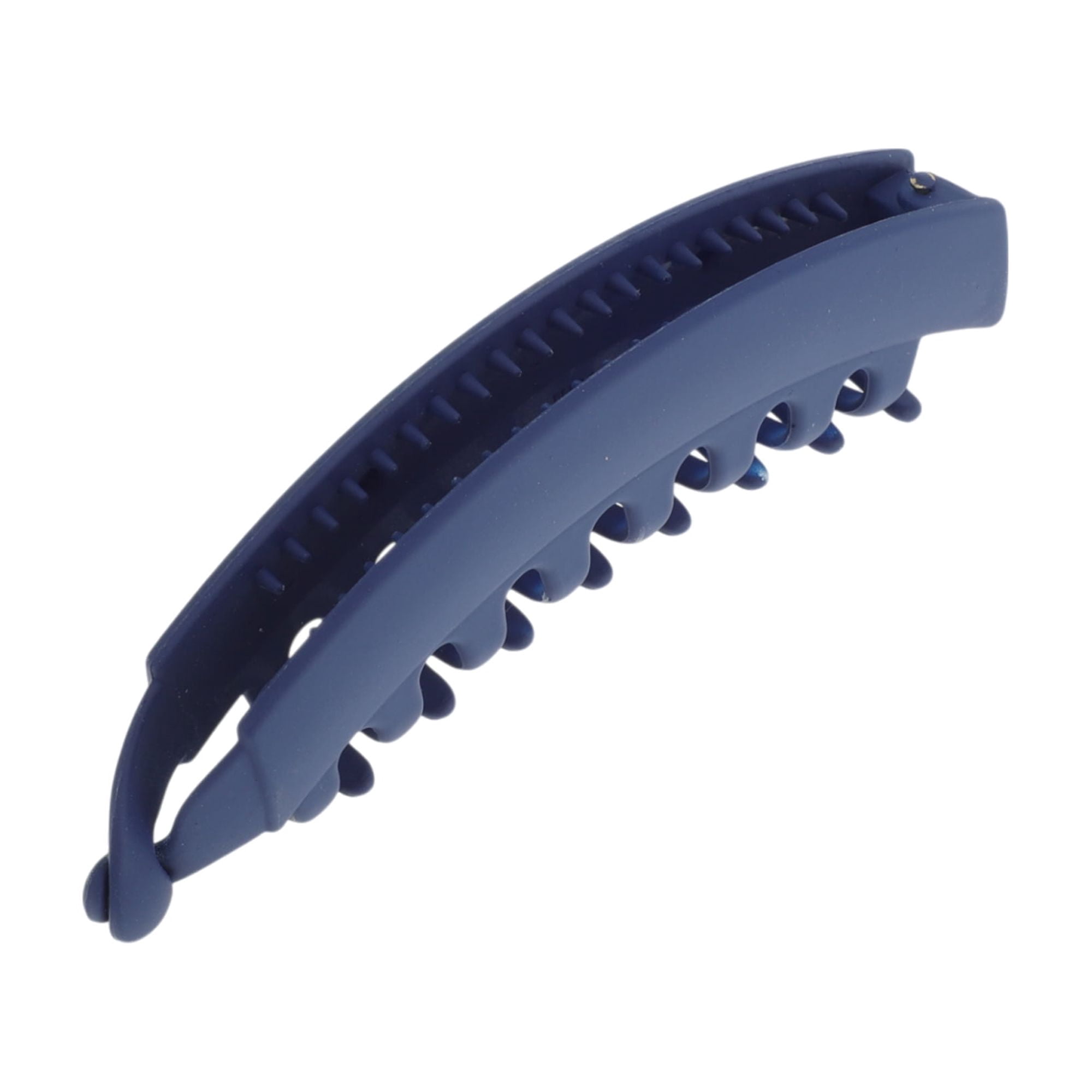 Unique Bargains Home Use Daily Styling Fashion Banana Hair Clips Navy Blue