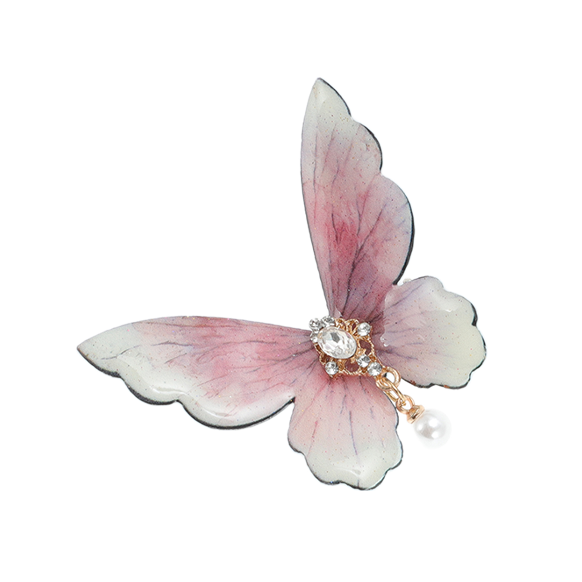 Unique Bargains Home Use Duckbill Hair Clips Pink